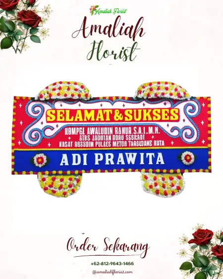 Papan Bunga Ucapan Selamat Pelepat