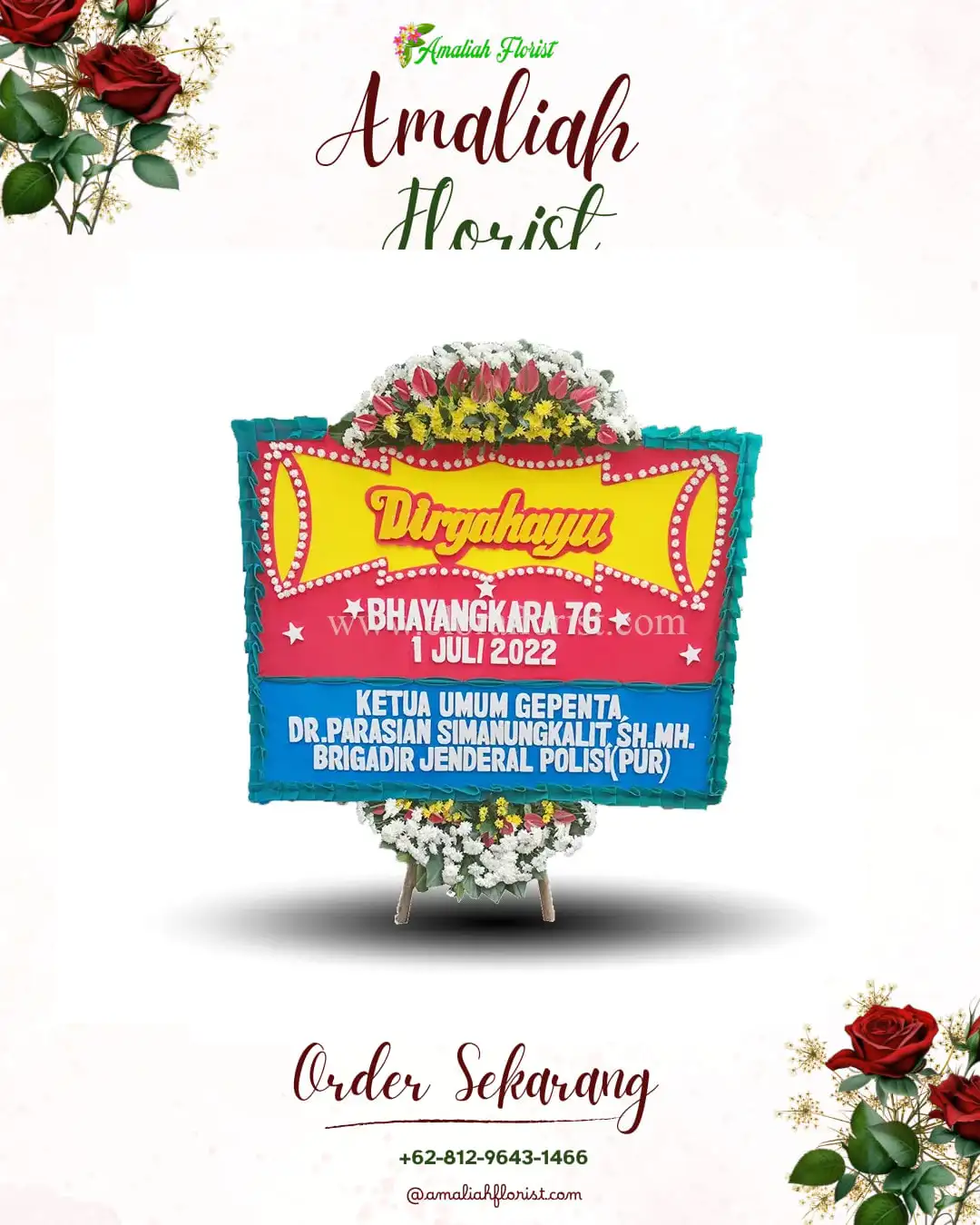 Papan Bunga HUT Ulang Tahun Pelepat